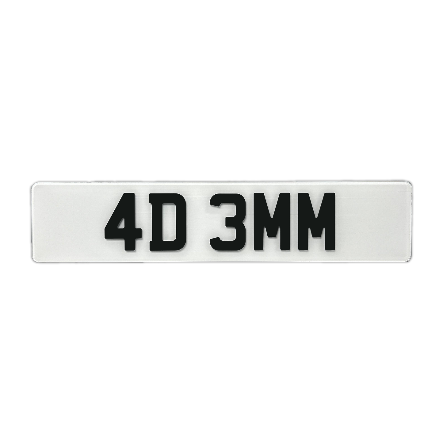 4D Custom Plate (3mm Matte)