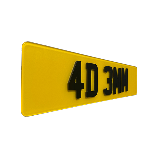 4D Custom Plate (3mm Gloss)