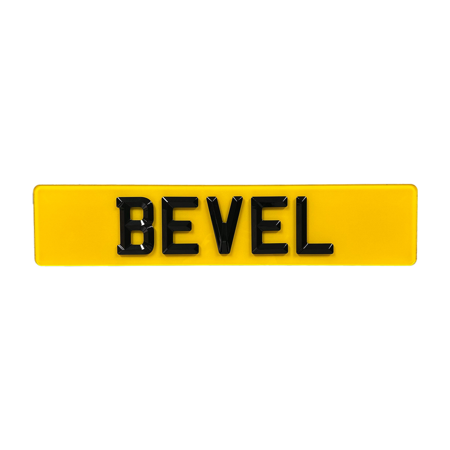 Bevel Custom Plate (Gloss)