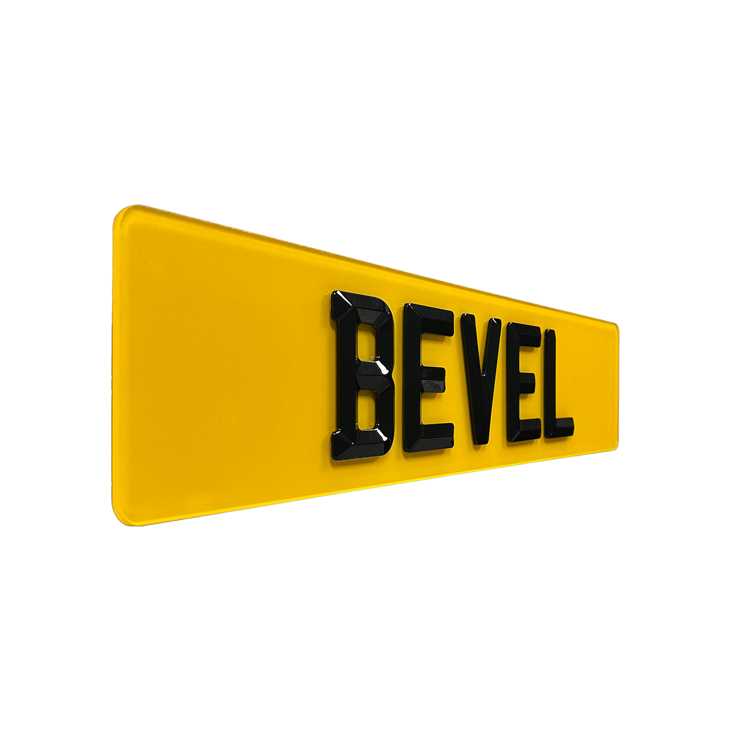 Bevel Custom Plate (Gloss)
