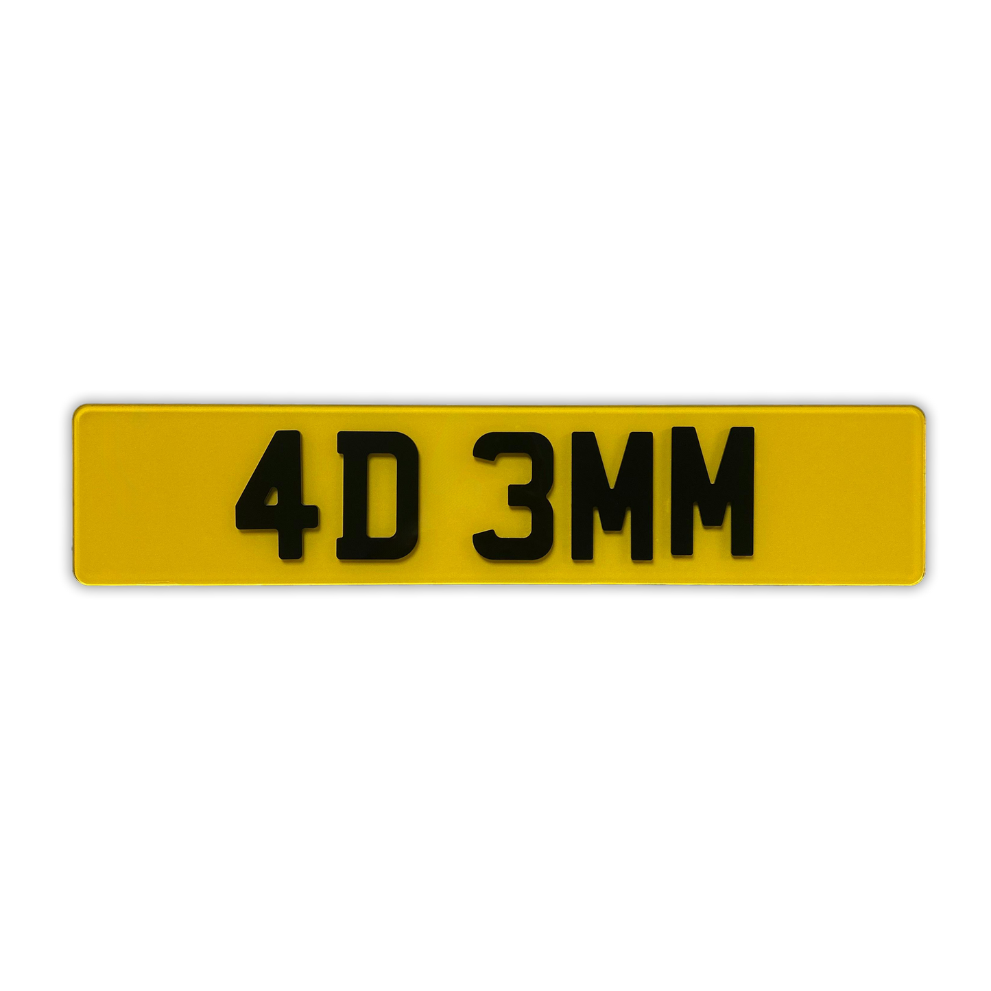 4D Custom Plate (3mm Gloss)