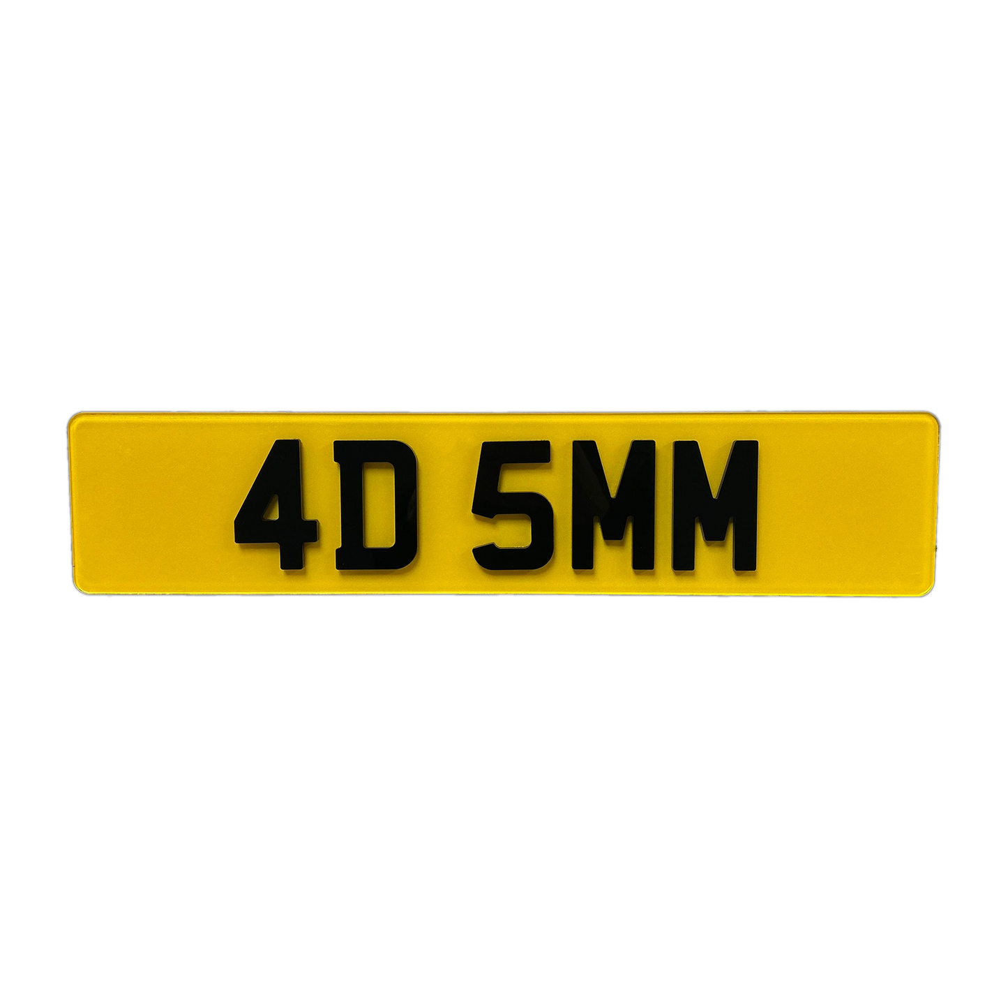 4D Custom Plate (5mm Gloss)