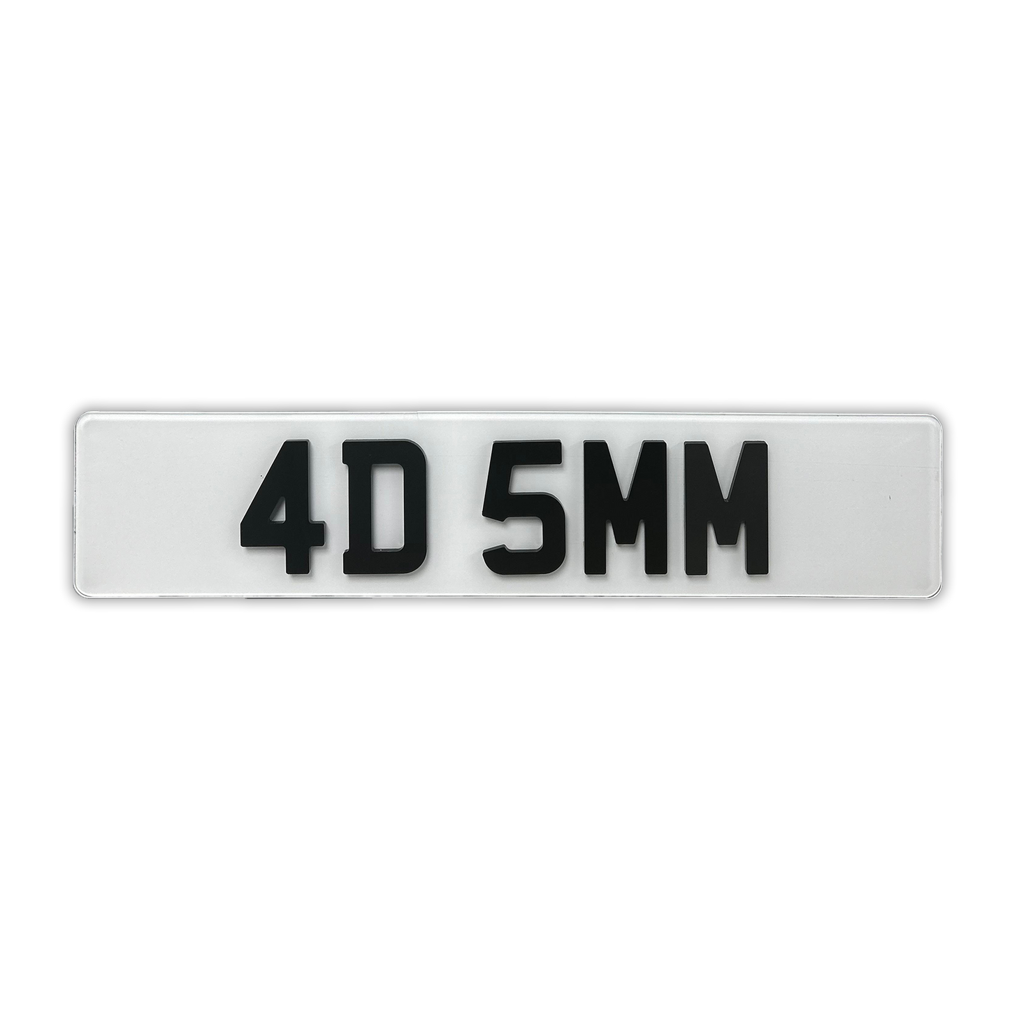 4D Custom Plate (5mm Matte)