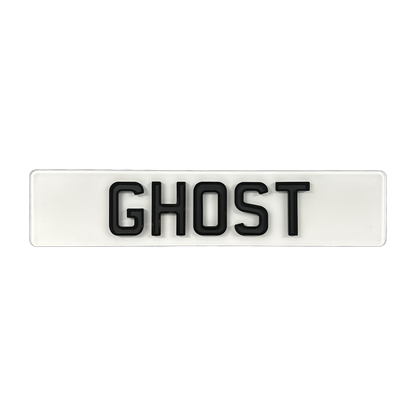 Ghost Custom Plate