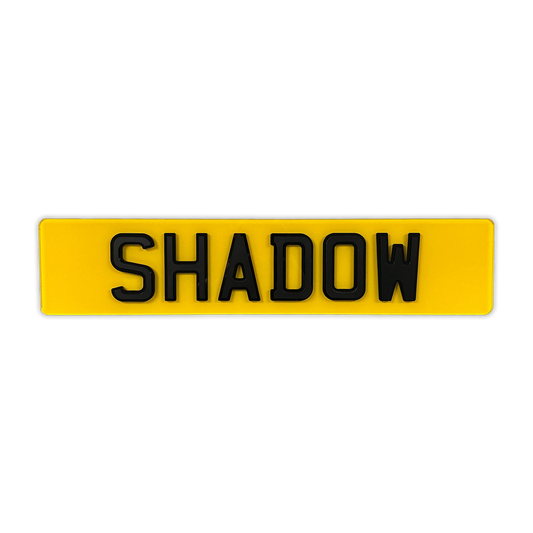 Shadow Custom Plate