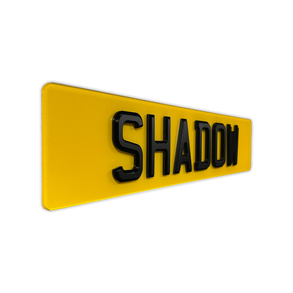 Shadow Custom Plate