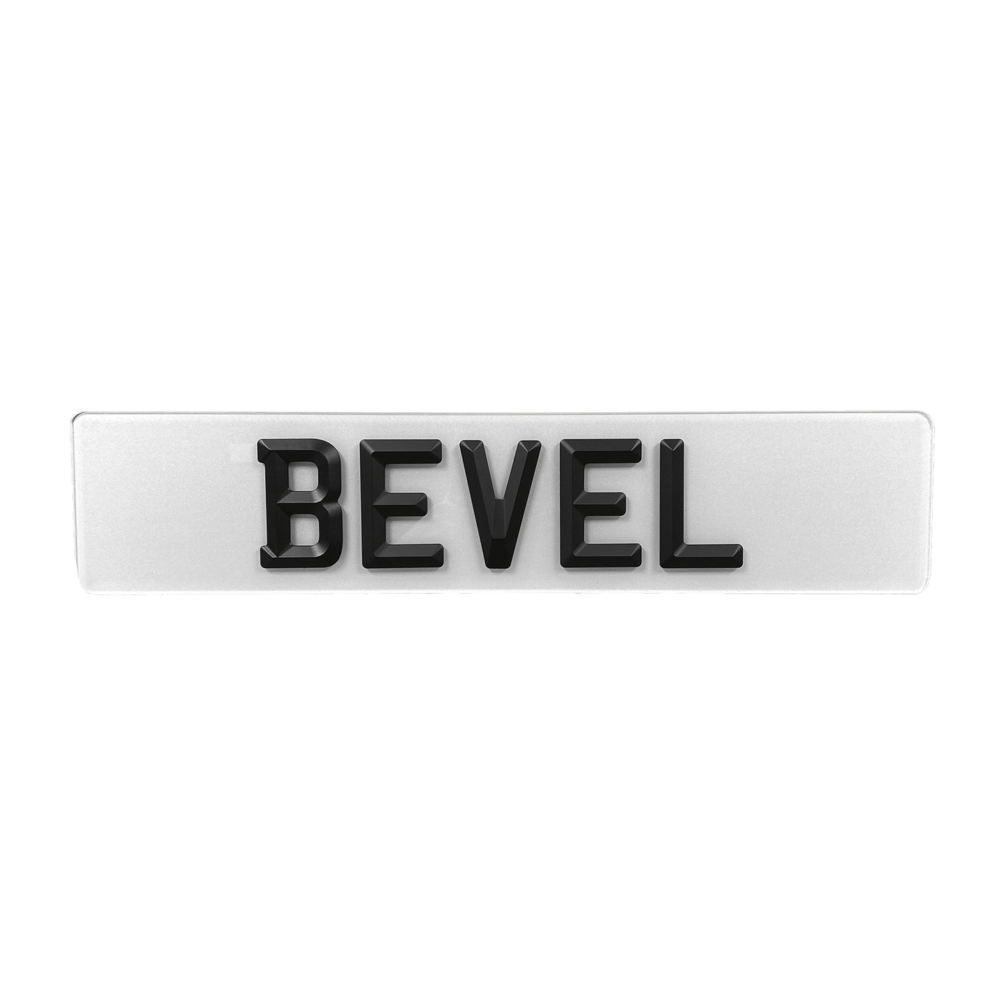 Bevel Custom Plate (Matte)