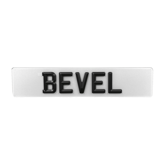 Bevel Custom Plate (Matte)