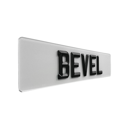 Bevel Custom Plate (Matte)