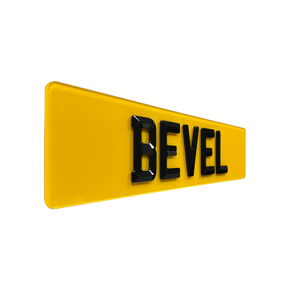 Bevel Custom Plate (Gloss)